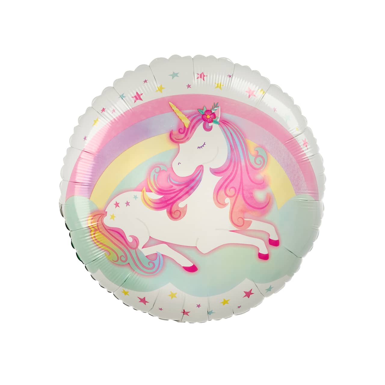 17" Enchanted Unicorn Round Foil Balloon